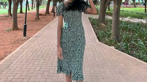 Polka Dot Midi Dress