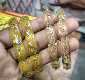 Glass Bangles Combo