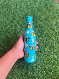 Hand-Painted Bee flower Vase