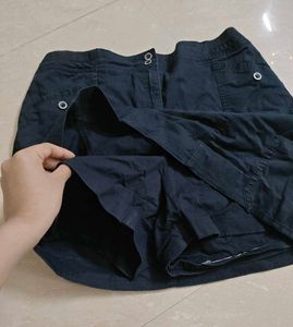 Black Mini Skort