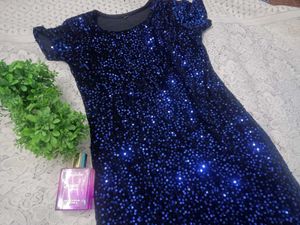 💙BLUE SEQUENCE PARTYWEAR DRESS 💙
