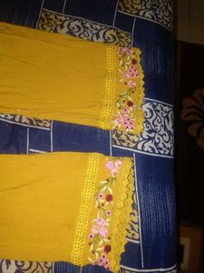 Embrodry Kurta Pant Set