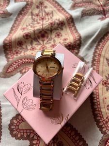 Titan Raga Rose Gold Watch