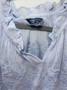 M&amp;S Blue Dress