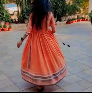W Orange Dress