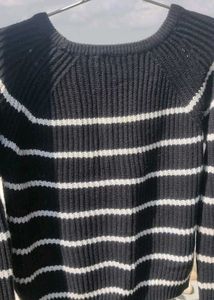 Striped Knit Sweater