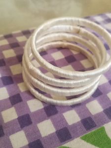 Silk Thread Plain Goat Bangles