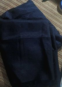 Elegant Navy Blue Fabric