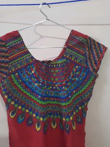 Red Biba kurti