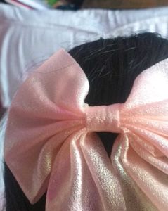 Pink Bow Hair Accessory