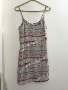 Floral Print Mini Dress -small size