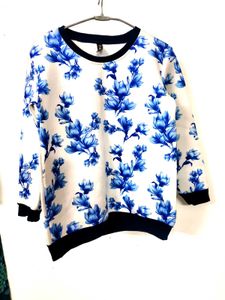 Floral Print Winter Top