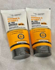 Pack Of 2 Dr.sheths Ceramides & Vitamin C Sunscree