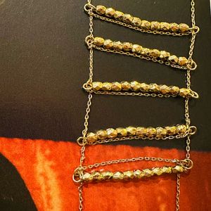 Beautiful Layered Chain Drop Necklace