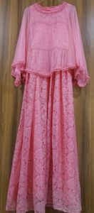 PARTY WEAR CAPE GOWN
