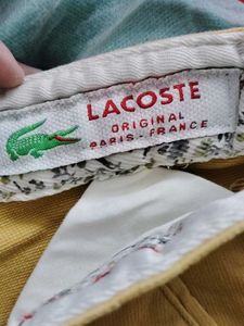 Beige Slim Fit Trousers