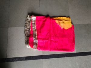 Mustered Color Rajputi Dress