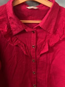Maishi Deep Pink Short Kurti