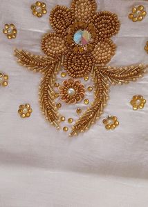 Designer Saree With Blouse, Size 38&#39;&#39;