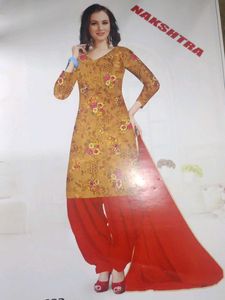 Stylish Floral Print Salwar Suit material