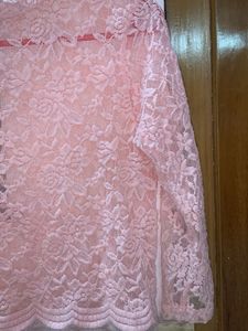 Pink Lace Top