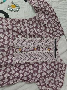 Daily Wear Wine Colour Kurti