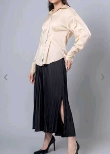 H&amp;M Pleated Shirt