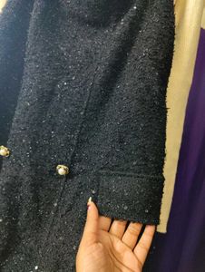 korean Chic Black Pinafore Dress