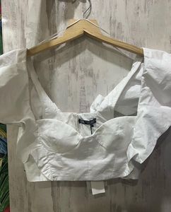 Chic White Crop Top