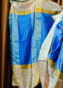 Cotton Silk Saree Without Blouse