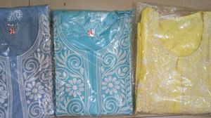 Chikenkari Kurti From Lucknow Sale