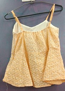 Strappy Chikankari Top