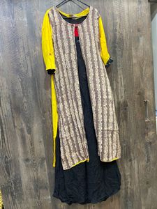 Layered Kurti Dress - Size M