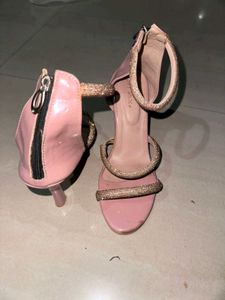 Pink Pencil Heel For All Party Wear