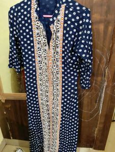 Blue Printed Kurta
