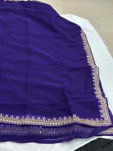 Elegant Purple Saree