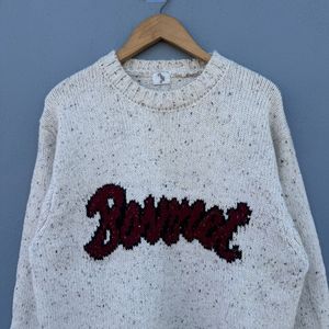 Vintage 'Bomber' Knit Sweater