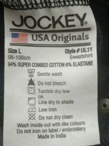 JOCKEY Dark Gray Sweatshirt