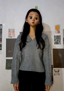 V Neck Dark Grey Sweater