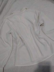 Elegant Embroidered White Blouse