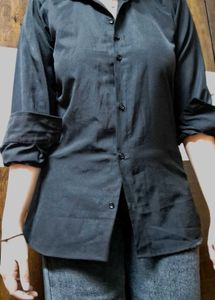 Black Button-Down Dress