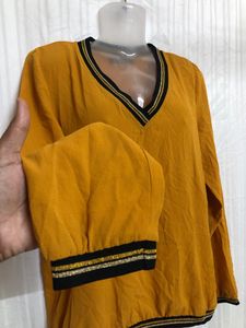 Max Yellow Long Sleeve Top