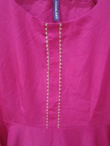 Elegant FabGalaxy Anarkali Pink Kurta
