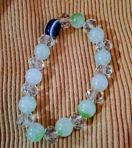 Handmade Beaded Bracelets with Evil Eye