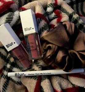 Blur Lipstick And Kajal