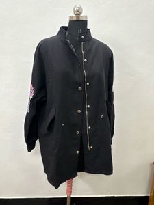 Embroidered Black Jacket