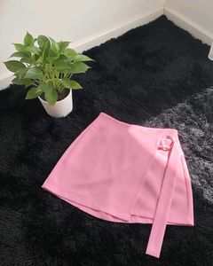 Pink Wrap Skirt