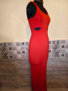 BOGO🎁Buy One Get 1 Free🎁Red Bodycon Maxi Dress