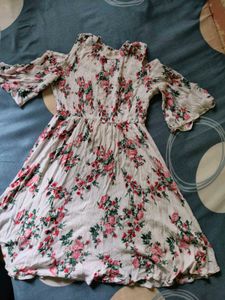 Off Shoulder Mini Dress