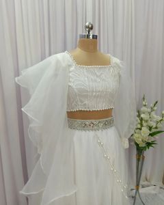 Handmade Organza Lehenga Choli Set